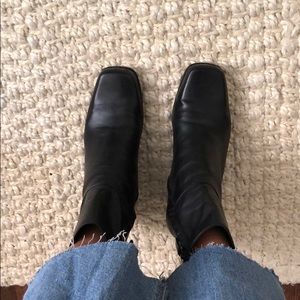 Vintage block heel boots